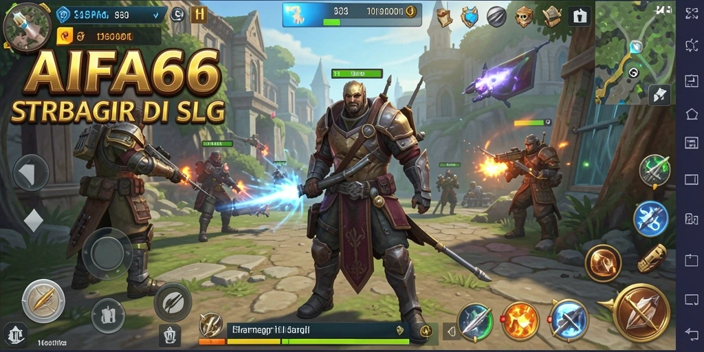 Screenshot AIFA66 menampilkan aksi gameplay strategi yang intens.