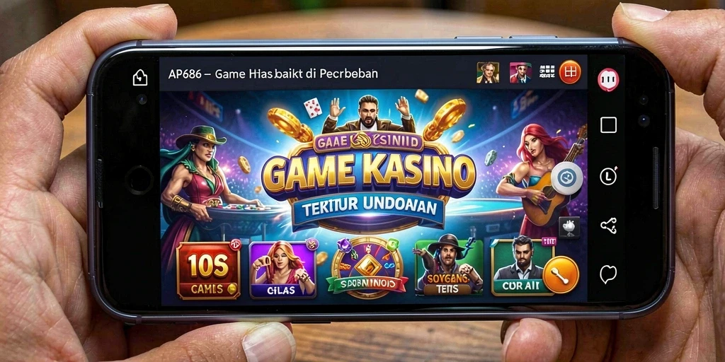 Tampilan layar menunjukkan keseruan gameplay Kasino yang menawan.