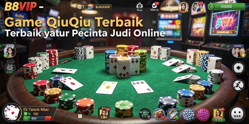 Tampilan gameplay QiuQiu yang menegangkan dan interaktif.