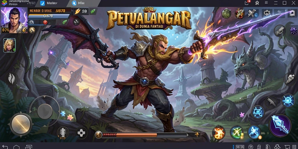 Screenshot ID678 menampilkan momen mendebarkan dalam pertempuran aksi.