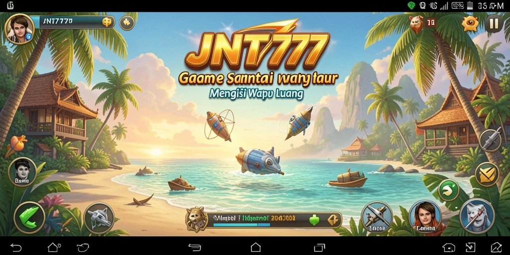 Tangkapan layar dari gameplay menarik JNT777.