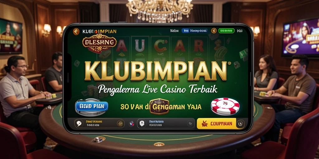 Tampilan gameplay menarik dari aplikasi Live Casino KLUBIMPIAN.