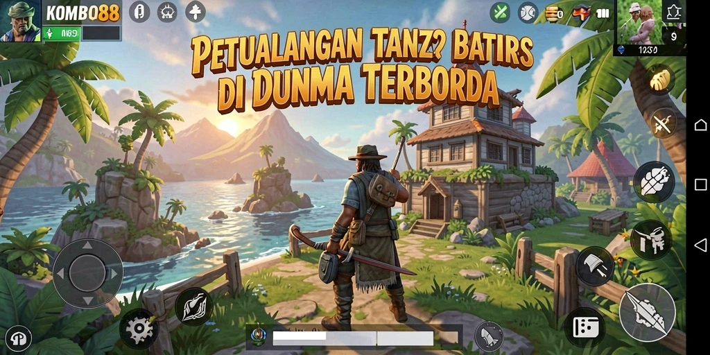 Screenshot utama <strong>KOMBO88</strong> menampilkan gameplay Open World yang mendalam.