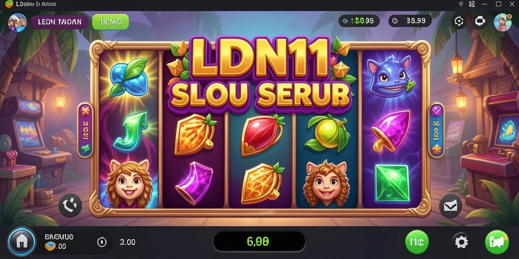 Tampilan gameplay LDN11 yang menarik dan penuh warna