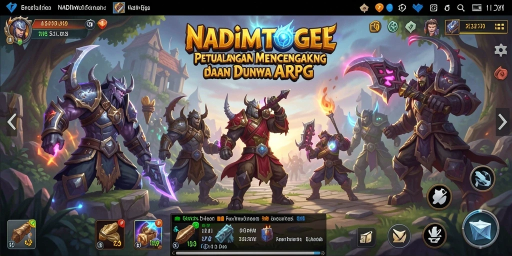 Gameplay menarik dalam NADIMTOGEL yang penuh aksi.
