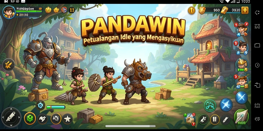 Tampilan gameplay menarik dari PANDAWIN yang memikat.