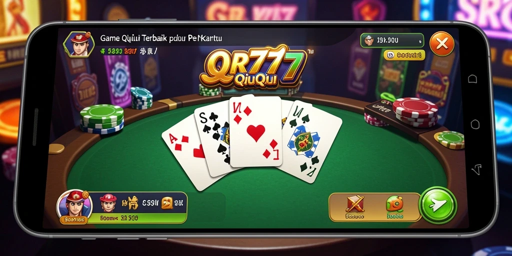 Screenshot gameplay SR777 saat bermain QiuQiu dengan teman.
