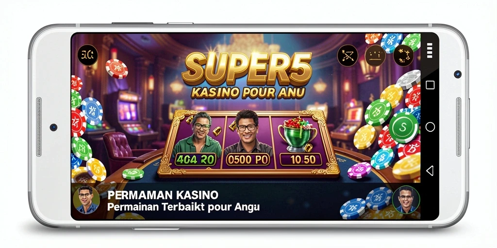 Tampilan gameplay SUPER5 yang mengasyikkan dan penuh aksi.