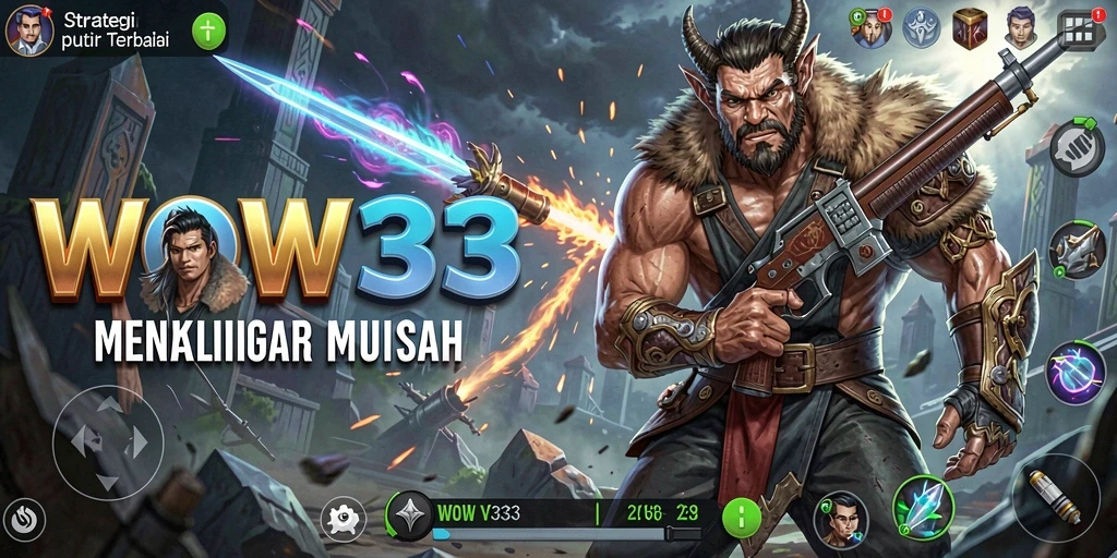 Tangkapan layar WOW33 menampilkan aksi pertempuran strategi yang mendebarkan.