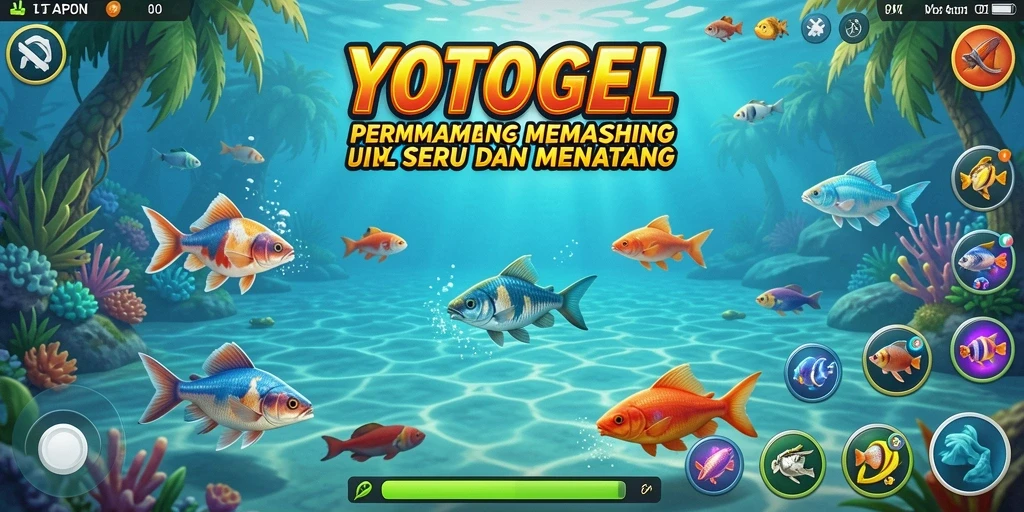 Tampilan gameplay YOTOGEL yang menampilkan pengalaman memancing yang seru.
